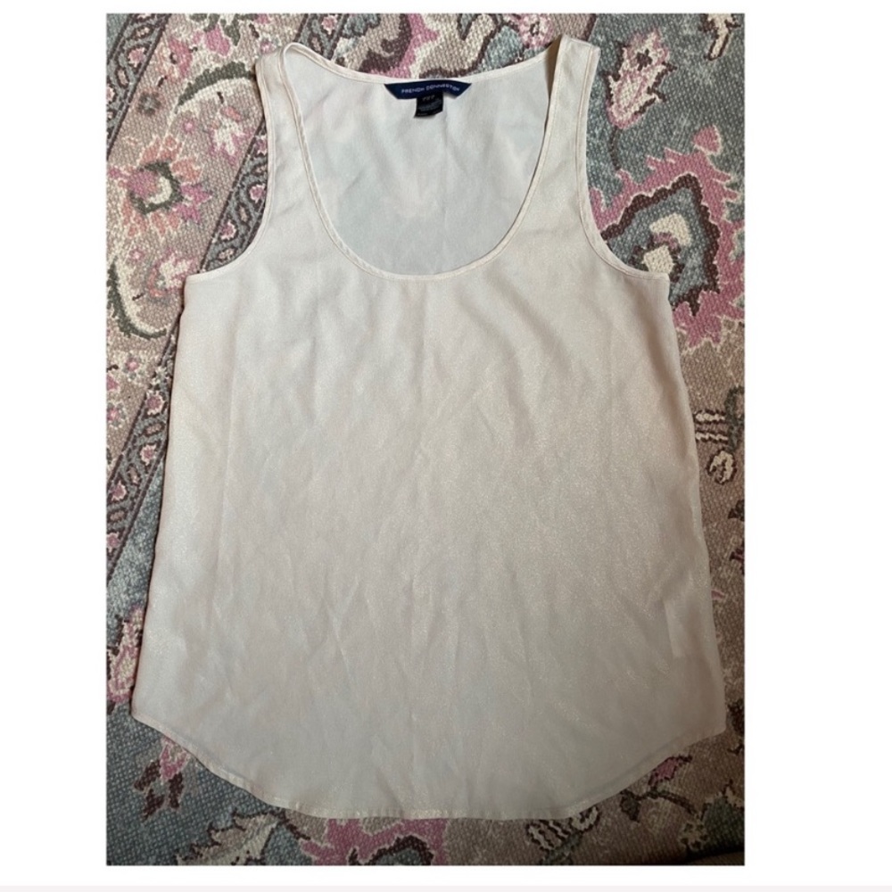 Gold & cream French connection tank